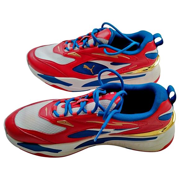 Puma RS-Fast RWB Running Shoe 388343-01, Red/White/Blue, US Men\'s 11 NWOT